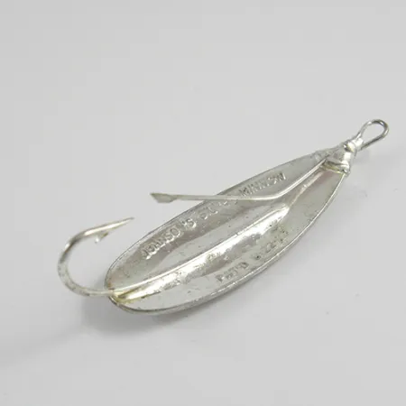 Johnson Silver Minnow Lepel, Zilver, 6g, Wierbeschermer, #2946