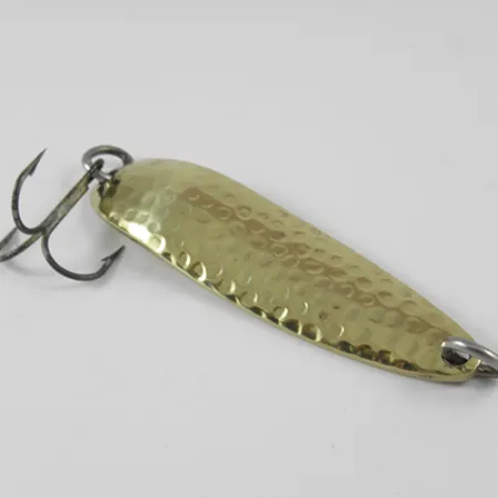 Luhr Jensen Krocodile Die #4 Lepel, Gehamerd messing, 14g, #2956