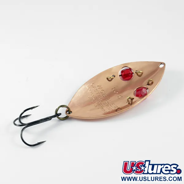 Horrocks-Ibbotson Wobbler Lepel, Koper/Rode ogen, 23g, #2958