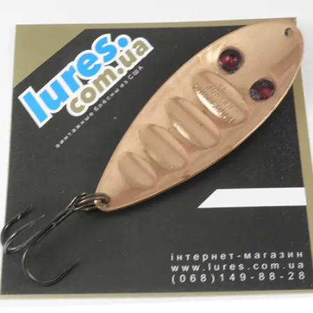 Paul Bunyan Ruby Spoon Lepel, Koper, 25g, Rode Ogen, #2960