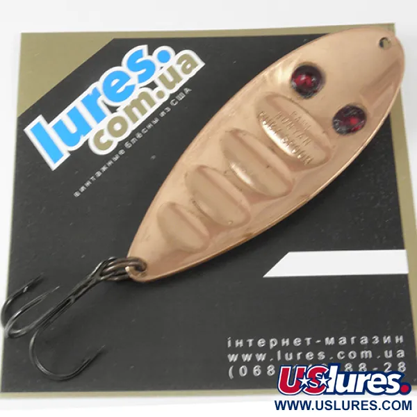 Paul Bunyan Ruby Spoon Lepel, Koper, 25g, Rode Ogen, #2960