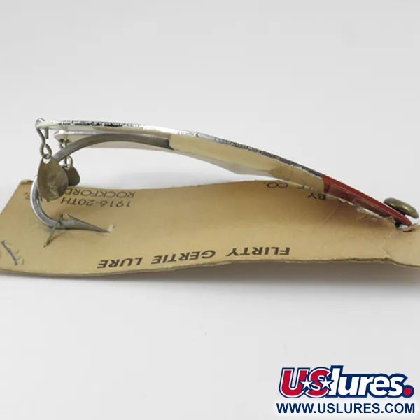 Weedless Flirty Gertie Lepel, Nikkel / Rood, 21g, Wierloos, #2961