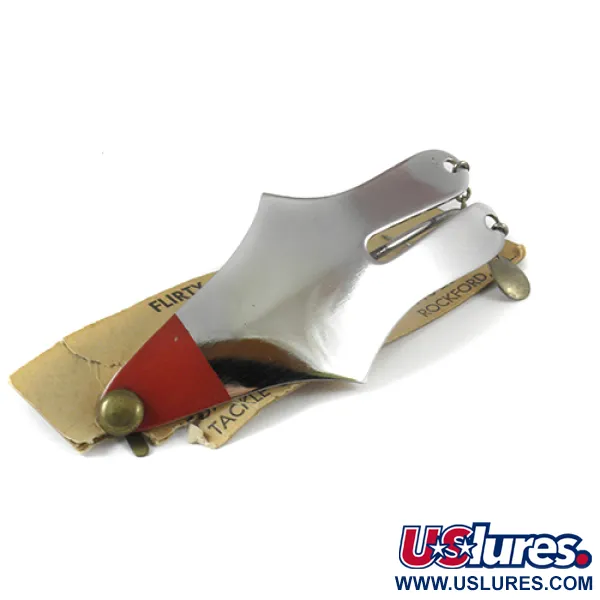 Weedless Flirty Gertie Lepel, Nikkel / Rood, 21g, Wierloos, #2961