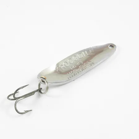 Luhr Jensen Krocodile Die #3 Lepel, Nikkel / Groen, 10g, #2967