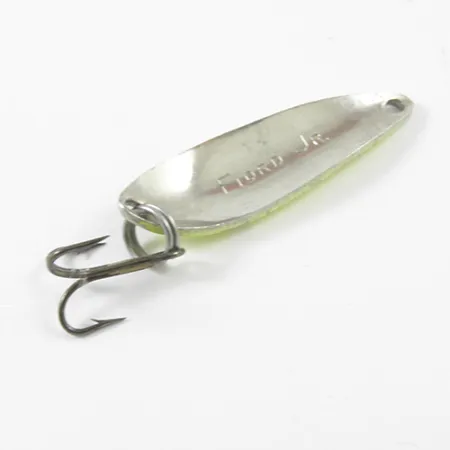 Acme Fiord Spoon Jr Lepel, Geel/Groen/Nikkel, 3.4g, USA, #2982