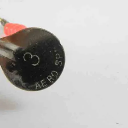 Aeroplane Spinner Aero spin 3 Propeller spinner, Nikkel/Rood, 4g, #2992