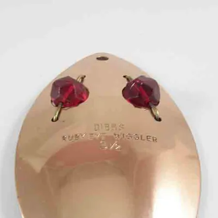 Gibbs Ruby Eye Wiggler Lepel, Koper, 35g, Rode Kralen, #2993
