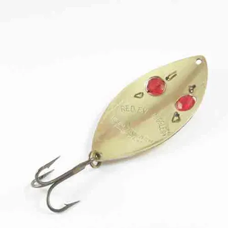 Hofschneider Red Eye Wiggler Lepel, Messing, 21g, Facetkralen, #2994