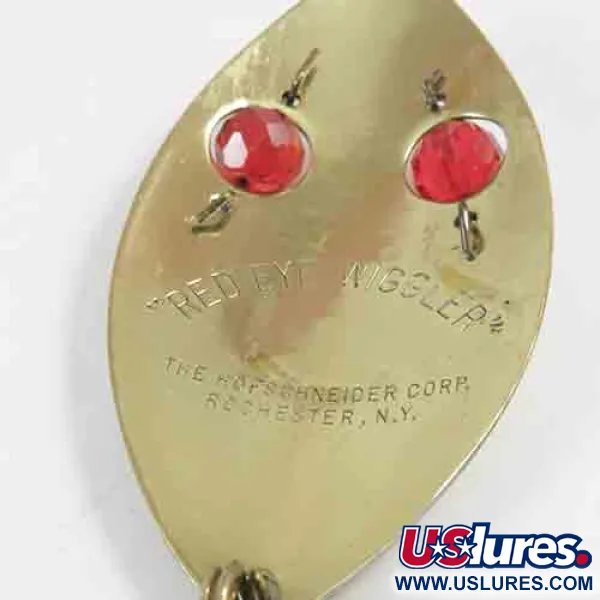 Hofschneider Red Eye Wiggler Lepel, Messing, 21g, Facetkralen, #2994