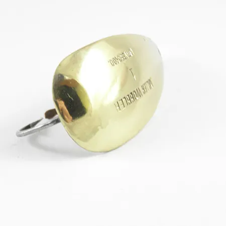 Miller Weedless Wobbler Lepel, Goud, 14g, Wierbeschermer, #2995