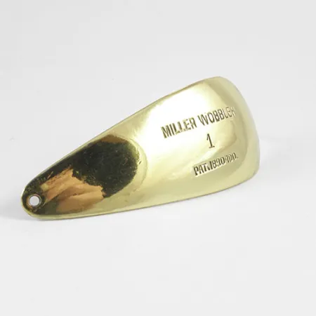 Miller Weedless Wobbler Lepel, Goud, 14g, Wierbeschermer, #2995