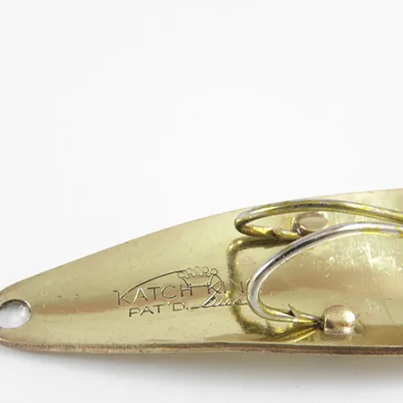 Katch King Weedless Lepel, Gehamerd messing, 10g, wierloos, #2996