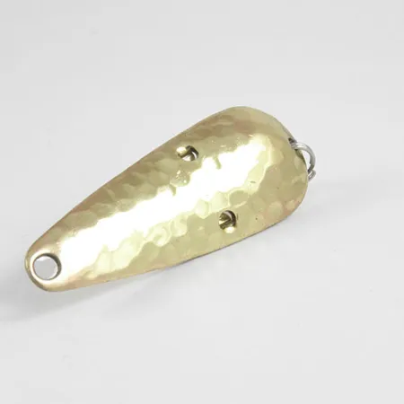 Katch King Weedless Lepel, Gehamerd messing, 10g, wierloos, #2996