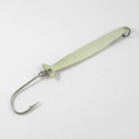 Silver Horde Coho Killer UV Glow Lepel, Wit/Groen, 5g, UV-Glow, #3004