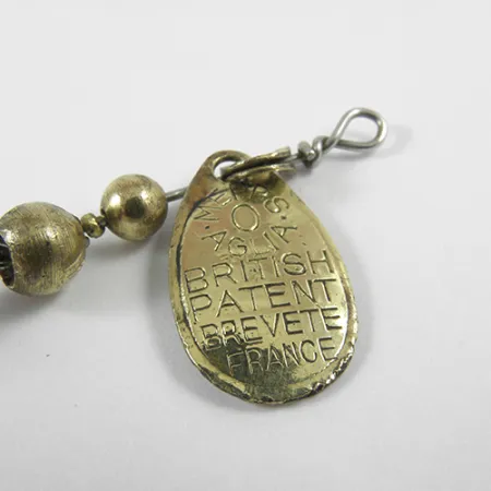 Mepps Aglia 0 Spinner, Messing, 2,5g, Klassiek Ontwerp, #3026