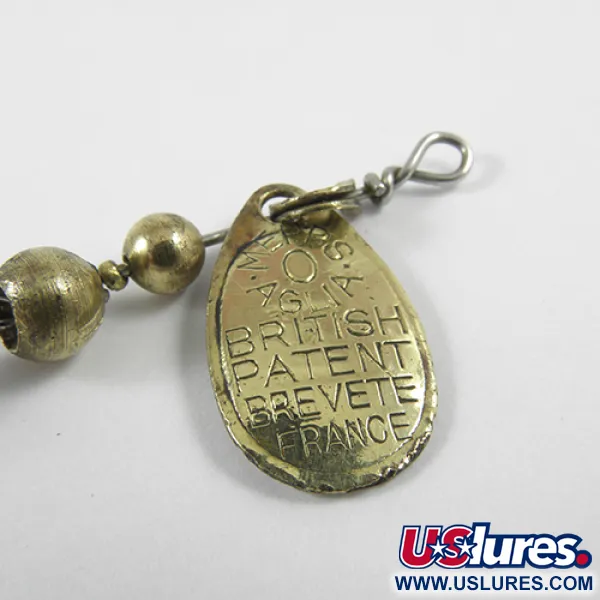 Mepps Aglia 0 Spinner, Messing, 2,5g, Klassiek Ontwerp, #3026