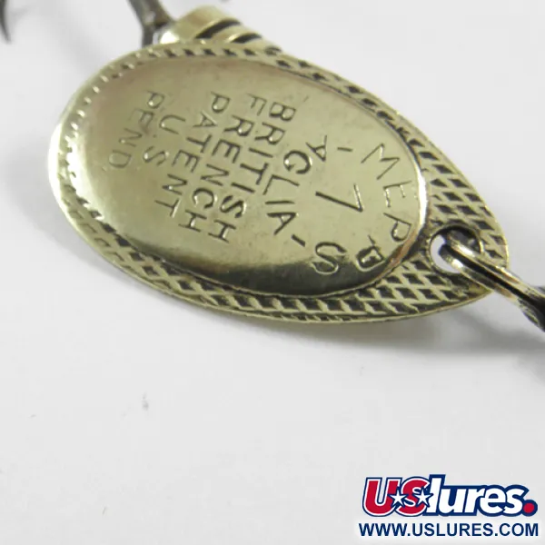 Mepps Aglia 1 Spinner, Messing, 3.5g, Klassiek Ontwerp, #3028