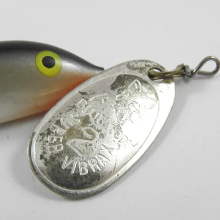 Blue Fox Vibrax Minnow Spin 2 Spinner, Zilver, 7g, Minnow, #3031