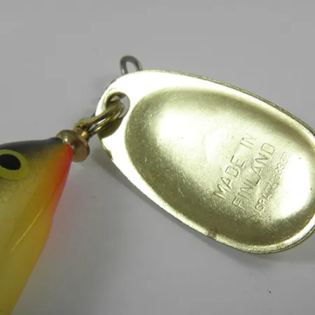 Blue Fox Vibrax Minnow Spin 2 Spinner, Goud, 7g, Verguld blad, #3032