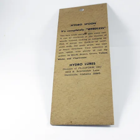 Hydro Lures Weedless Hydro Spoon, Wit/Grijs/Rood, 14g, Anti-wier, #3039