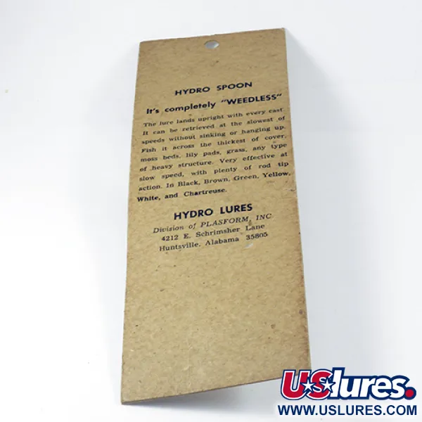 Hydro Lures Weedless Hydro Spoon, 11g, Groen Schubpatroon, Wierloze Lepel #14443