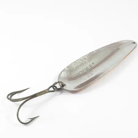 Eppinger Dardevle Lepel, Rood/Oranje/Nikkel, 28g, Vintage, #3044