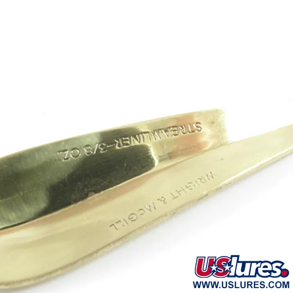 Wright & McGill Streamliner Lepel, Goud, 11g, Verguld, #3056