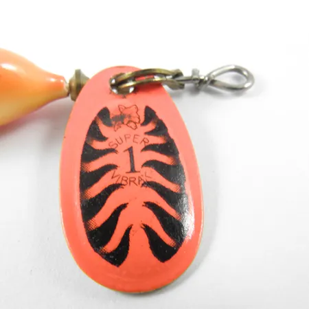 Blue Fox Vibrax Minnow Spin 1 Spinner, Fire Tiger, 4g, Vibrax, #3063