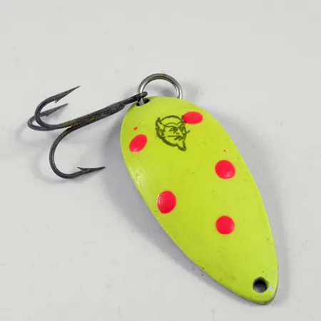 Dardevle Devle Dog 7700 Lepel, Geel/Rood/Nikkel, 14g, Eppinger, #3095