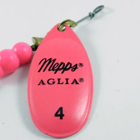 Mepps Aglia Hot Pink 4 Dressed (bucktail) Spinner, Roze, 10g, #3099