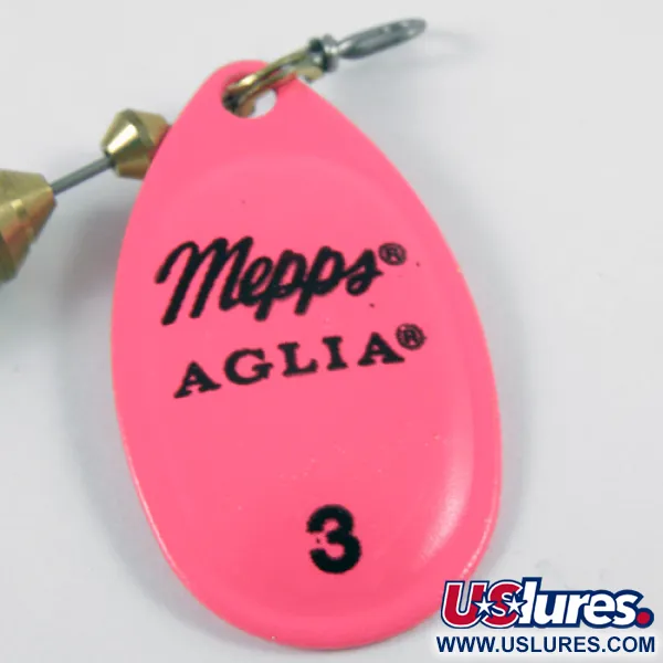 Mepps Aglia Hot Pink 3 Spinner, Fluorescerend roze, 7g, #3106