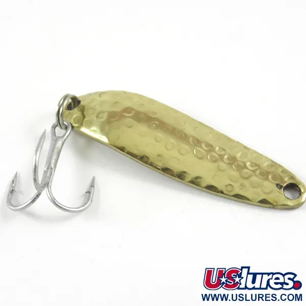 Luhr Jensen Krocodile Die #3 Lepel, Gehamerd messing, 10g, #3125
