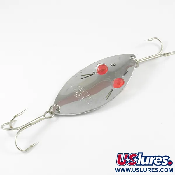 Herter's Glass Eye Spoon Lepel, Nikkel/Rode Ogen, 25g, #3129