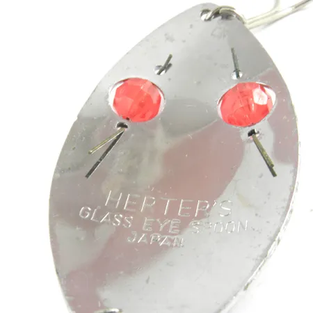 Herter's Glass Eye Spoon Lepel, Nikkel/Rode Ogen, 25g, #3129