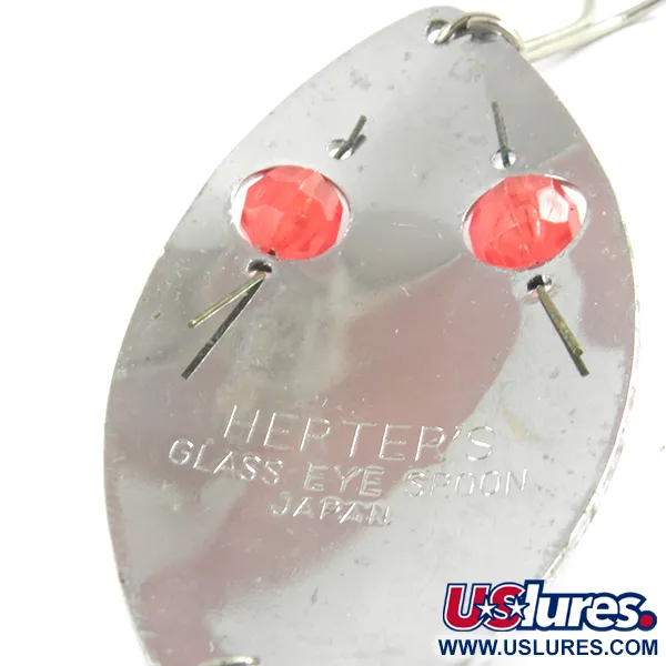 Herter's Glass Eye Spoon Lepel, Nikkel/Rode Ogen, 25g, #3129
