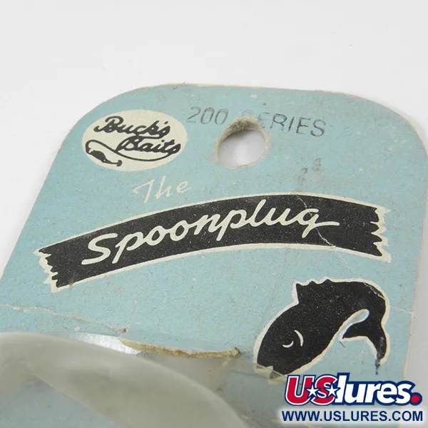 Buck Perry Spoonplug 200 Series Lepel, Rood / Wit, 17g, #3142