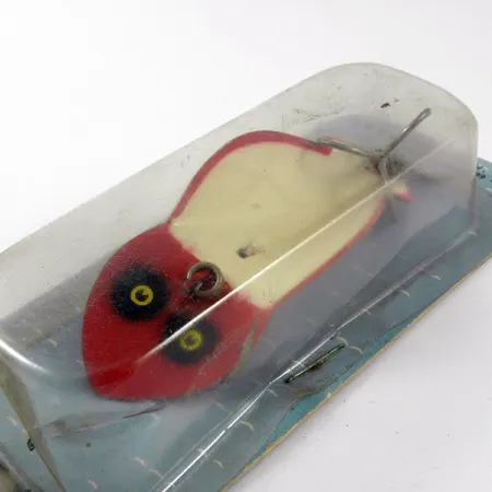 Buck Perry Spoonplug 200 Series Lepel, Rood / Wit, 17g, #3142