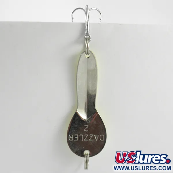 Acme Dazzler #2 Lepel, Geel / Nikkel, 7g, Vintage, #3143