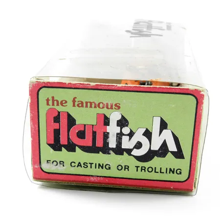 Helin Tackle FlatFish X5 Kunstaas, Rood / Zwart, 5,5g, Vintage, #3148