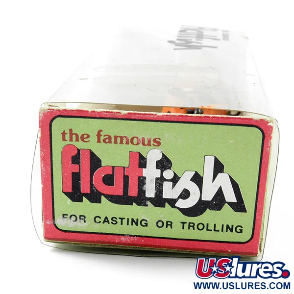 Helin Tackle FlatFish X5 Kunstaas, Rood / Zwart, 5,5g, Vintage, #3148