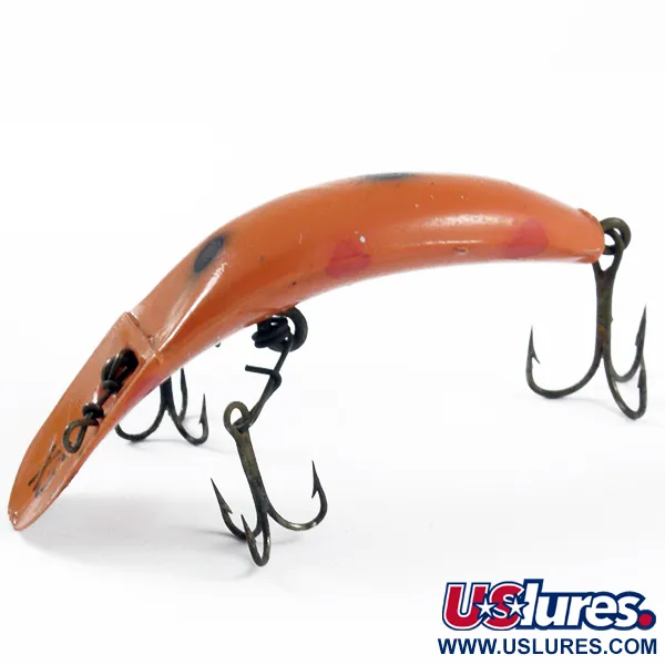 Helin Tackle FlatFish X5 Kunstaas, Rood / Zwart, 5,5g, Vintage, #3148