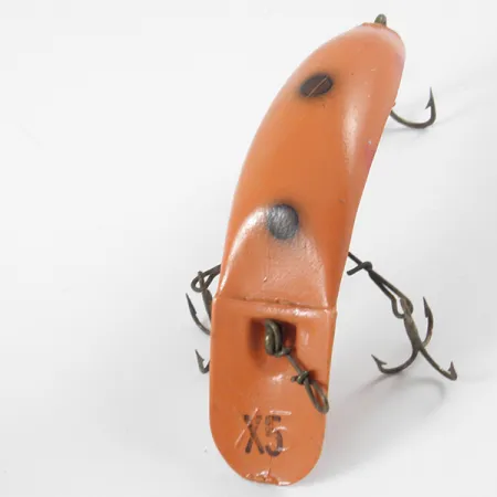 Helin Tackle FlatFish X5 Kunstaas, Rood / Zwart, 5,5g, Vintage, #3148