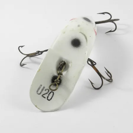 Yakima Bait Worden Flatfish Plug, White/Red/Black, 9g, #3149