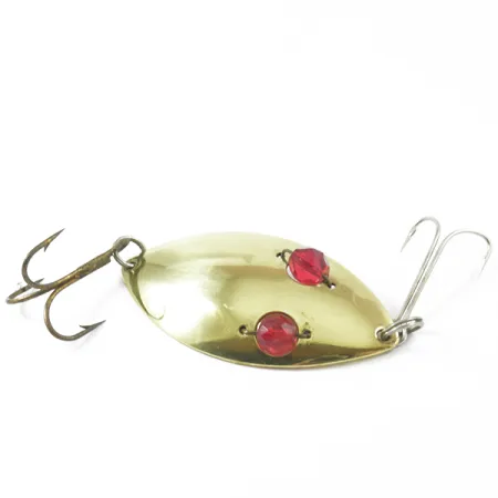 Hofschneider Red Eye Wiggler Lepel, Messing/Rood, 25g, Glasogen, #3158