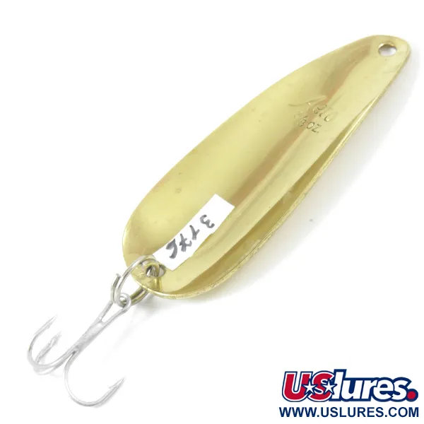 Aeroplane Spinner Aero Lepel, Gehamerd messing, 9g, Verre worp, #3176