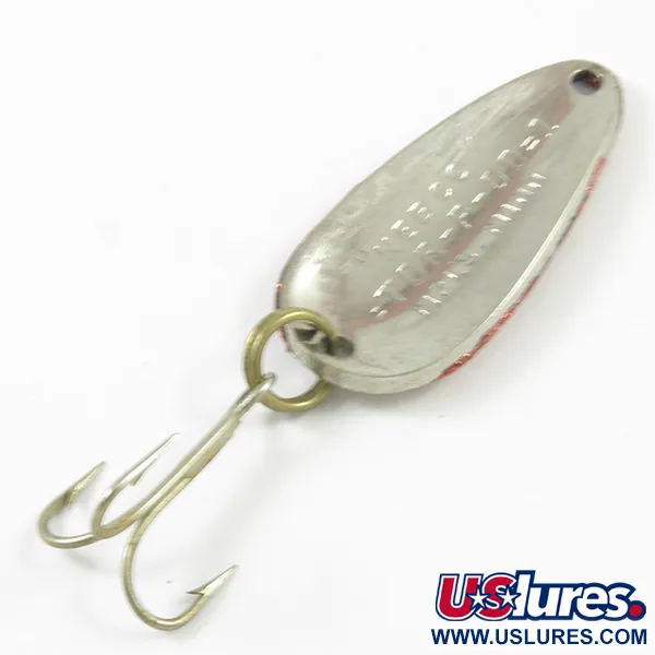 Nebco Tor-P-Do Lepel, Gehamerd zilver/rood, 7g, #3208