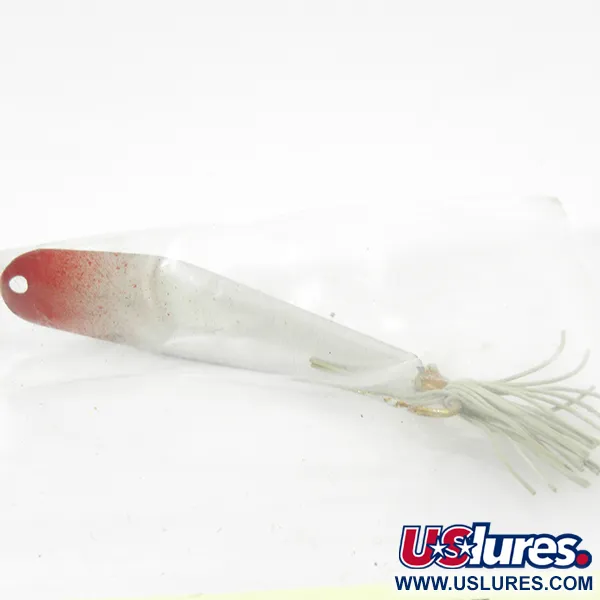 Weedless Barney Spoons Lepel, Wit / Rood, 7g, wierloos, #3227