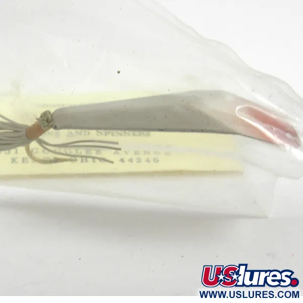 Weedless Barney Spoons Lepel, Wit / Rood, 7g, wierloos, #3227