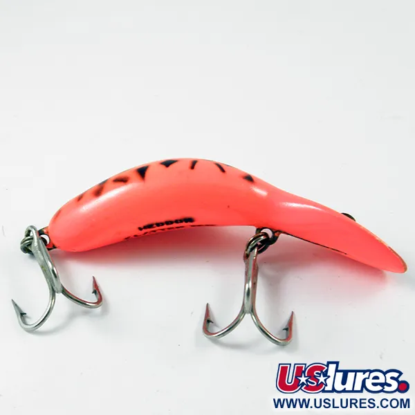 Heddon Tadpolly Clatter Tad Plug, Tijger Rood / Zwart, 10g, #3229