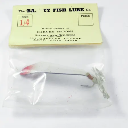 Weedless Barney Spoons Lepel, Rood/Wit, 7g, Anti-wier, #3231